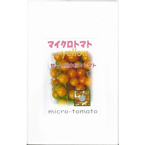 画像1: 送料無料　[トマト]　マイクロトマト(イエロー)15粒　（株）アサヒ農園 (1)