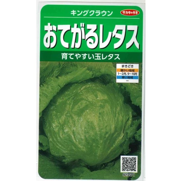 画像1: 送料無料　[レタス]　キングクラウン　約550粒　(株)サカタのタネ　実咲350（003025） (1)