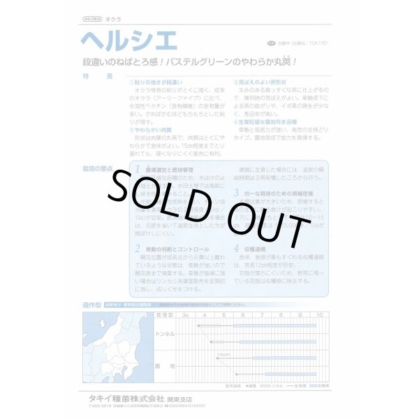 画像4: 送料無料　[オクラ]　ヘルシエ　90粒　タキイ種苗(株)　PF (4)