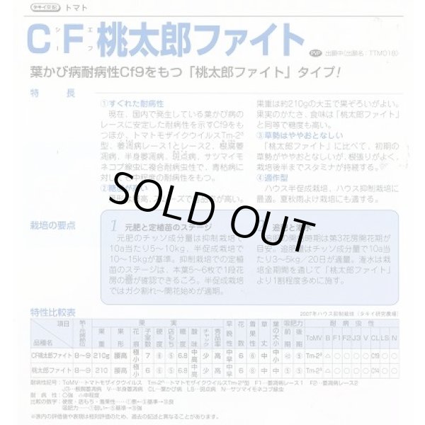 画像2: 送料無料　[トマト/桃太郎系]　CF桃太郎ファイト　1000粒　2L　ペレット種子　タキイ種苗(株) (2)