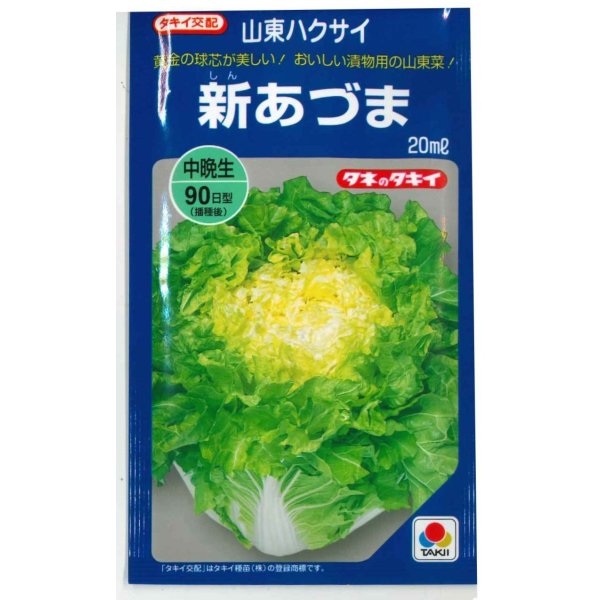 画像1: [白菜] 新あづま 20ml タキイ種苗(株) (1)