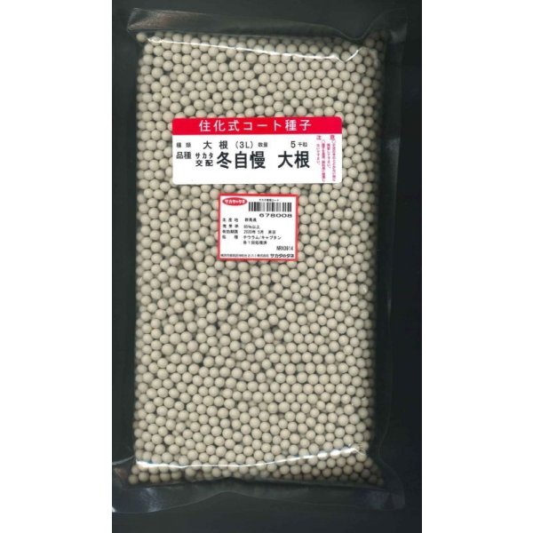 画像1: 大根　冬自慢　ペレット5000粒　(株)サカタのタネ (1)