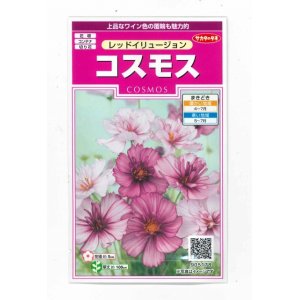 画像: 花の種　コスモス　レッドイリュージョン　約29粒　  サカタのタネ（株）　実咲350