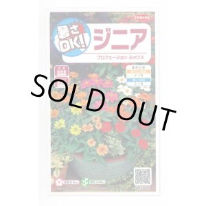 画像: 送料無料　花の種　ジニア　プロフュージョンミックス　約15粒　(株)サカタのタネ　実咲350（026153）