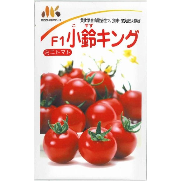 画像1: 送料無料　[トマト/ミニトマト]　ミニトマト　小鈴キング　100粒　ヴィルモランみかど（株） (1)