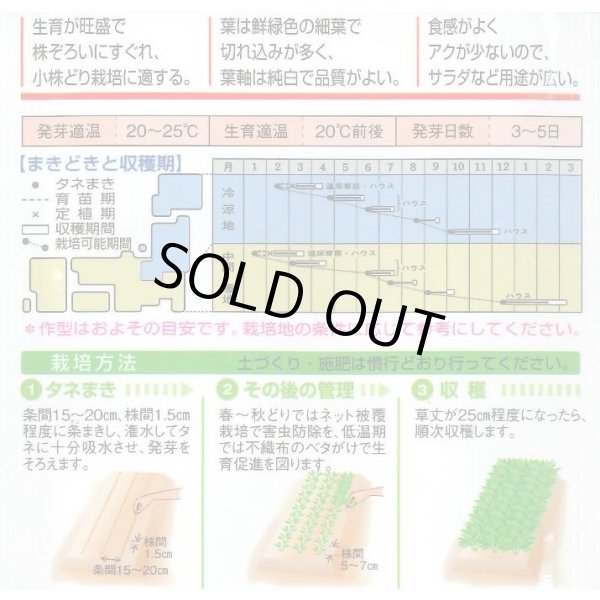 画像2: みずな 京みぞれ 5ml タキイ種苗(株) GF (2)