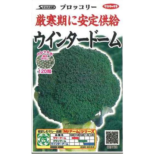 画像1: [ブロッコリー] ウインタードーム ペレット120粒 (株)サカタのタネ実咲550(003177) (1)