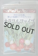 画像: 送料無料　[大根]　はつかだいこん　カラフルファイブ　2dl　(株)サカタのタネ