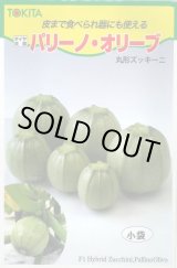 画像: 送料無料　[ズッキーニ]　パリーノシリーズ　10粒　オリーブ　トキタ種苗(株)