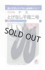 画像: 送料無料　[なす]　とげなし千両二号　35粒　タキイ種苗(株)　DF