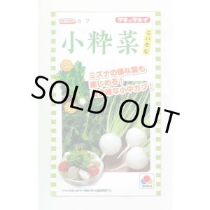 画像: 送料無料　[かぶ]　小粋菜　3ml　タキイ種苗(株)