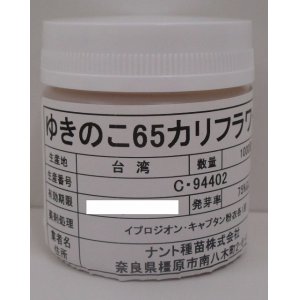 画像: [カリフラワー]　ゆきのこ65　ペレット1000粒　ナント種苗（株）