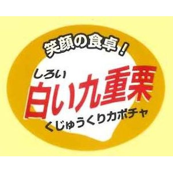 画像1: 送料無料！　青果シール　かぼちゃ　白い九重栗　1000枚　カネコ種苗 (1)