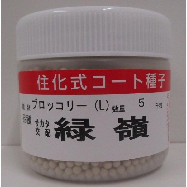 画像1: 送料無料　[ブロッコリー]　緑嶺　ペレット5000粒　(株)サカタのタネ (1)