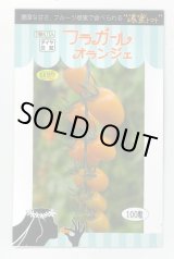 画像: 送料無料　トマト種　フラガール　オランジェ　100粒