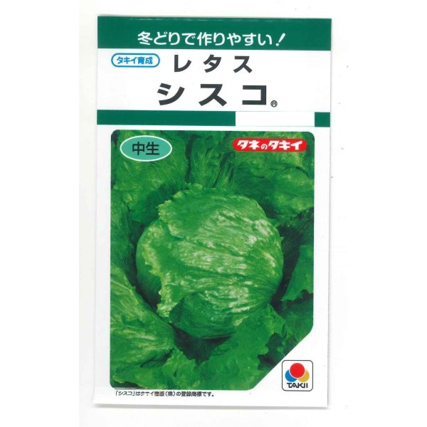 画像1: 送料無料　[レタス]　シスコ　0.9ml　(およそ466粒)　タキイ種苗(株)　GF (1)
