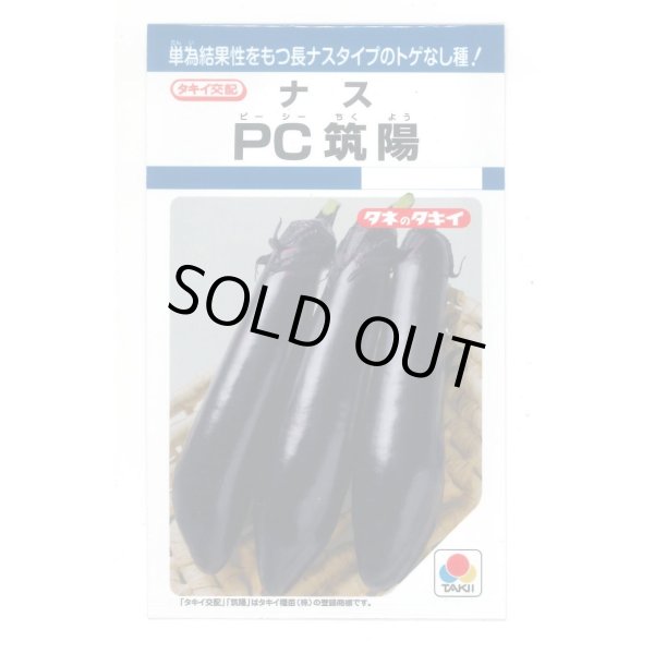 画像1: 送料無料　[なす]　PC筑陽　15粒　タキイ種苗(株)　DF (1)