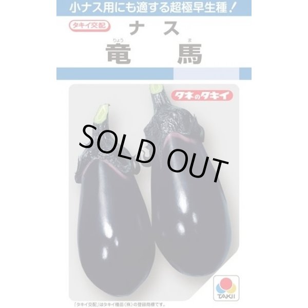 画像1: 送料無料　[なす]　竜馬　50粒　タキイ種苗(株)DF (1)