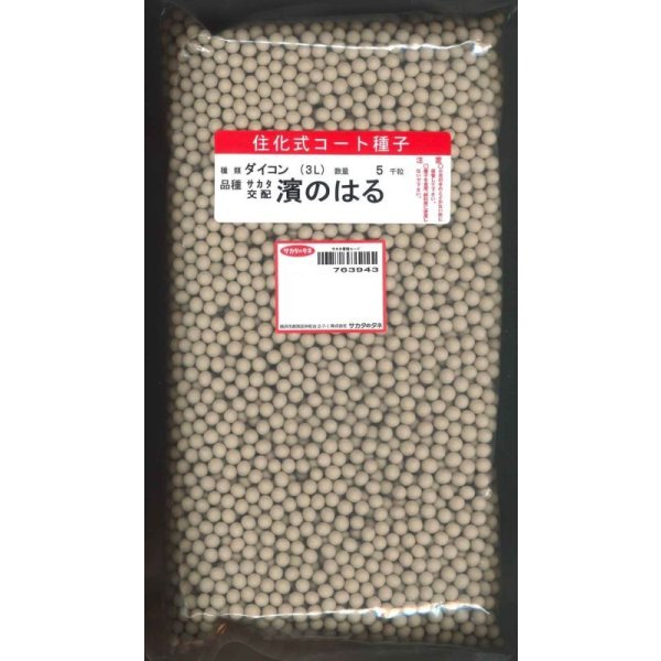 画像1: [大根]　濱のはる　ペレット5000粒　(株)サカタのタネ (1)