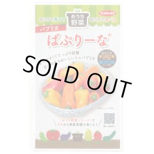画像: 送料無料　[ピーマン]　パプリカ　ぱぷりーな　12粒　(株)サカタのタネ　実咲550（004022）