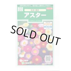 画像: 送料無料　花の種　アスター　松本混合　約190粒　(株)サカタのタネ　実咲250（026378）