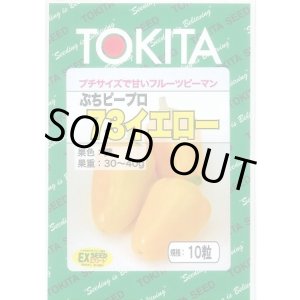 画像: 送料無料　[ピーマン]　ぷちピープロ　イエロー73　10粒　トキタ種苗(株)