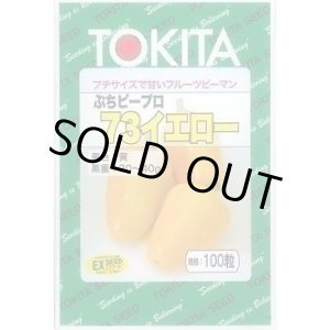 画像: 送料無料　[ピーマン]　ぷちピープロ73　イエロー　100粒　トキタ種苗(株)