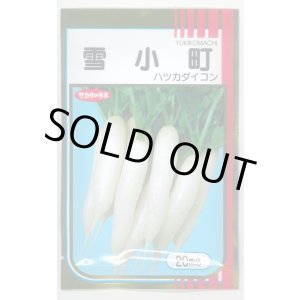 画像: 送料無料　[大根]　はつかだいこん　雪小町　20ml　(株)サカタのタネ