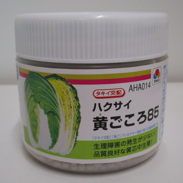 画像1: 送料無料　[白菜]　黄ごころ85　ペレット5千粒　タキイ種苗(株) (1)