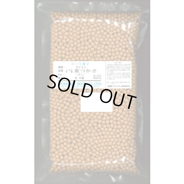 画像1: 送料無料　大根　夏つかさ　ペレット種子5千粒　（株）トーホク (1)