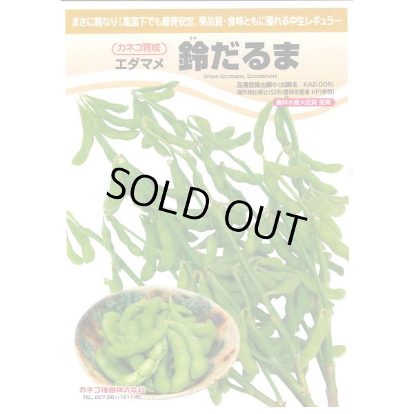 画像2: [枝豆] 鈴だるま 100粒 カネコ種苗（株） (2)