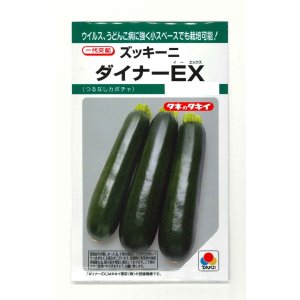 画像: 送料無料　[ズッキーニ]　ダイナーEX　10粒　タキイ種苗(株)　GF