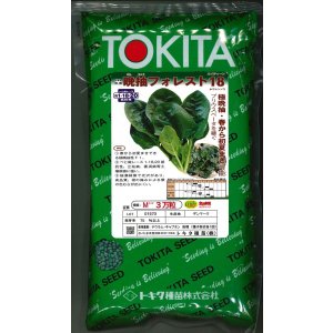 画像: ほうれんそう　晩抽フォレスト18　（種子サイズM）3万粒　トキタ種苗（株）