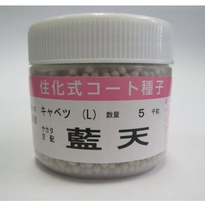 画像: 送料無料 [キャベツ] 藍天 ペレット種子 5000粒 （株）サカタのタネ