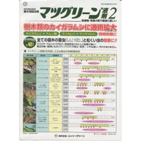 画像2: 農薬　殺虫剤　マツグリーン2液剤　500ｍｌ　株式会社ニッソーグリーン (2)