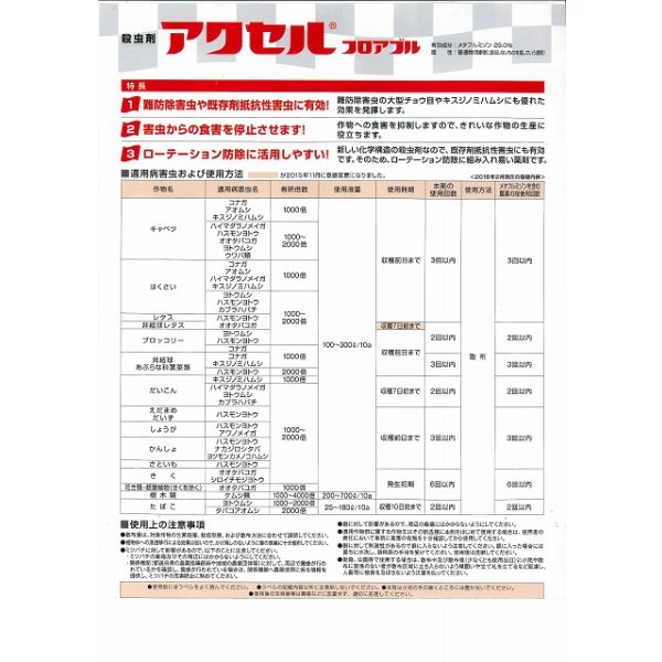 画像3: 農薬　殺虫剤　アクセルフロアブル　500ml　日本農薬株式会社 (3)