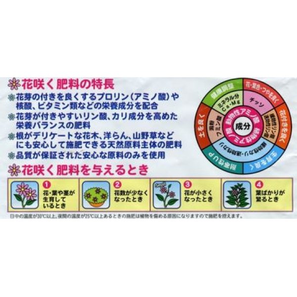 画像3: 肥料　花咲く肥料　500ｇ　東商 (3)