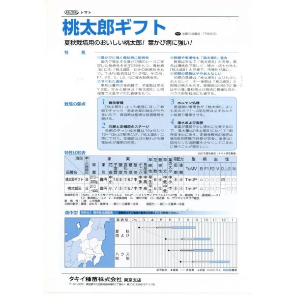 画像3: [トマト/桃太郎系]　桃太郎ギフト　50粒 貴種（コートしてません）　タキイ種苗（株） (3)