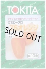 画像: 送料無料　[ピーマン]　ぷちピープロ　オレンジ　100粒　トキタ種苗(株)