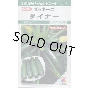 画像: 送料無料　[ズッキーニ]　ダイナー　13粒　タキイ種苗(株)　GF