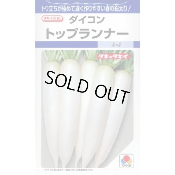 画像1: 送料無料　[大根]　トップランナー3.5ml　タキイ種苗(株)　DF (1)