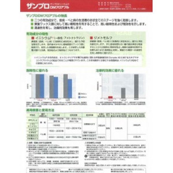 画像3: 農薬　殺菌剤　ザンプロ DMフロアブル　250ml　BASFジャパン株式会社 (3)
