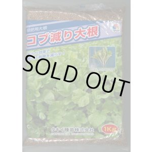 画像: [緑肥] 大根 コブ減り大根 1kg タキイ種苗(株)