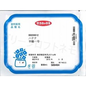 画像: 花の種 はなな 早陽一号 1dl (株)サカタのタネ