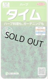 画像: 送料無料　[ハーブの種]　タイム　約1500粒　(株)サカタのタネ　実咲（003183）