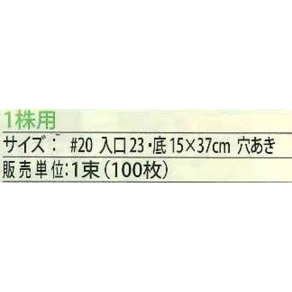 画像4: 青果袋　白菜　タイニーシュシュ専用ＦＧ袋1株用　1000枚入（100枚×10）　   サカタのタネ (4)