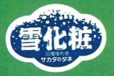 画像: 送料無料！　青果シール　かぼちゃ　雪化粧　1000枚　サカタのタネ